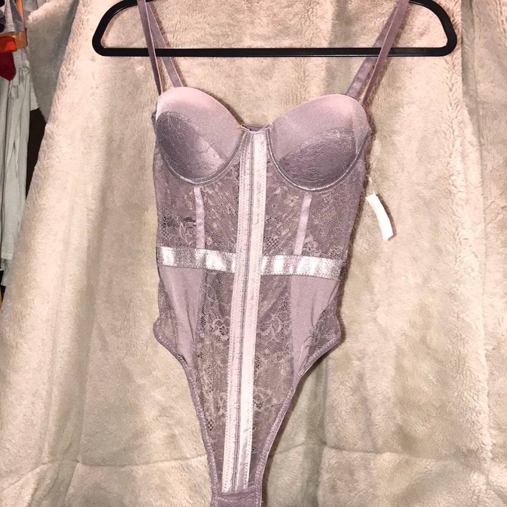 Sexy push up lace bodysuit